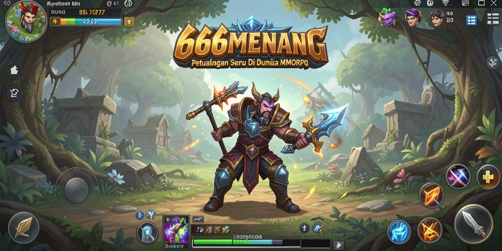 Gameplay seru dalam 666MENANG dengan karakter dan dunia menakjubkan.