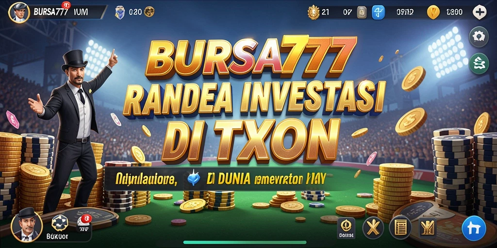 Screenshot BURSA777 menampilkan aksi strategi investasi yang intens.