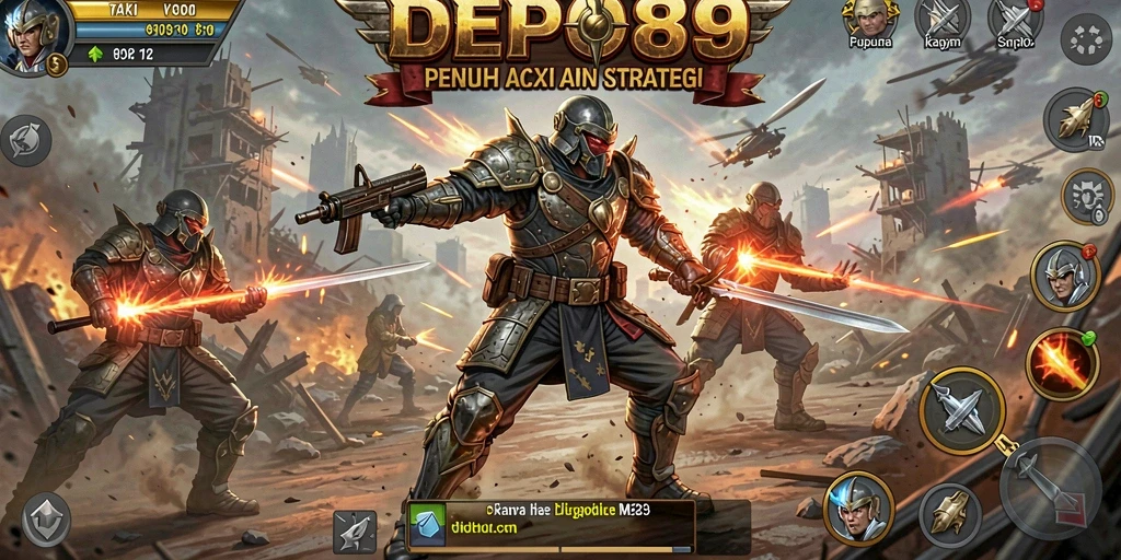 Tampilan aksi seru dalam DEPO89 dengan gameplay TPS yang mendebarkan.
