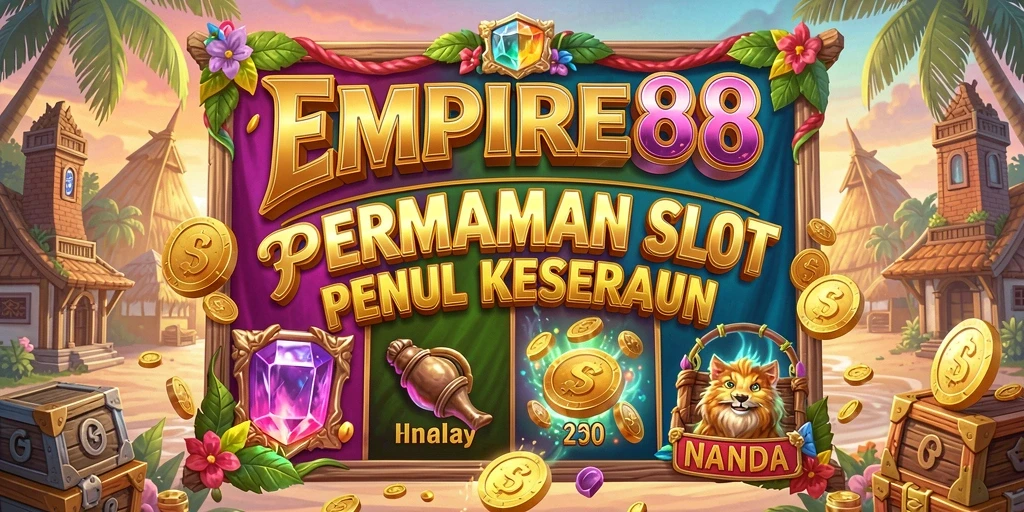 Screenshot gameplay EMPIRE88 menampilkan kombinasi slot yang menarik.