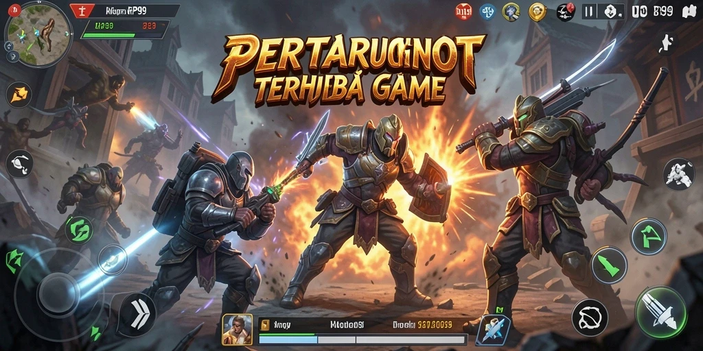 Gameplay seru dan dinamis dalam pertarungan RP99.