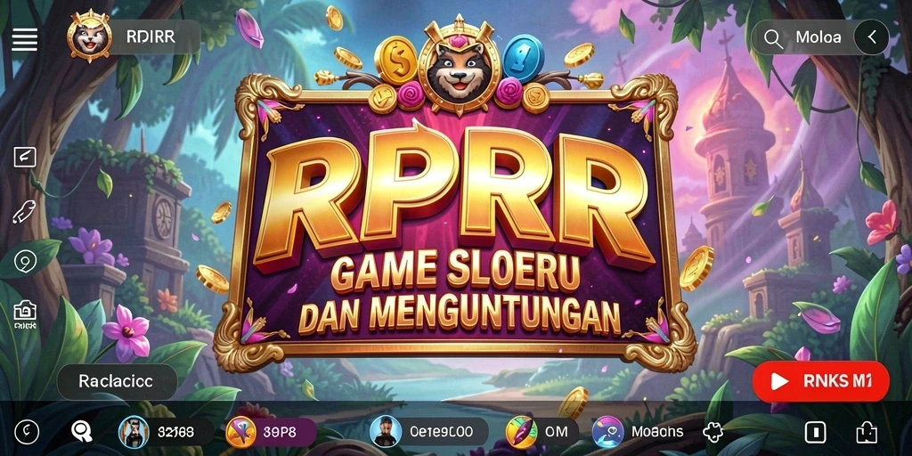 Screenshot gameplay RPRR menampilkan keseruan bermain slot.