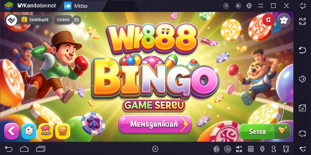 Screenshot WK888 menampilkan gameplay Bingo yang seru dan interaktif.